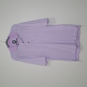 FootJoy Men's Lavender Striped Polo